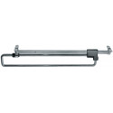 Porte-vestiaire, extensible en acier, nickelé HETTICH