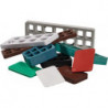 Cales NOW S.10mm marron plastique (Par 500)