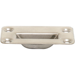 Bodenschließmulde 9009 Treibriegelverschlüsse 100 x 56 x 20mm BKS