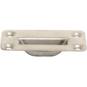 Bodenschließmulde 9009 Treibriegelverschlüsse 100 x 56 x 20mm BKS