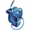 Enrouleur de tuyau BluBird pour air et eau Longueur du tuyau 15 m Boîtier Raccord de sortie métallique DN 7,2 EWO