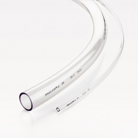 Tuyau en PVC RAUCLAIR-E Int 19mm L.25m 3,5mm 26mm REHAU (Par 50)