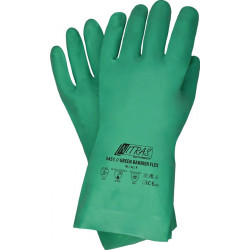 Gant de protection chimique Green Barrier Flex Taille 10 vert EN 388 PSA III NITRAS (Par 12)