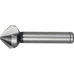 Fraise DIN 335C 90 Degrés D.25mm HSS-Co5 Z.3 Axe-D.10mm RUKO