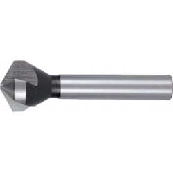 Fraise à chanfreiner et à ébavurer forme C 120 Degrés D.25mm HSS 3 lames RUKO
