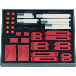 Jeu d'éléments de serrage Nr. 6535 M8 plastique AMF