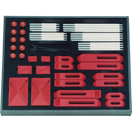Jeu d'éléments de serrage Nr. 6535 M8 plastique AMF