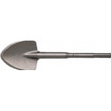 Pelle burin L.400mm largeur de coupe 110mm avec support SDS-max pour perceuses à percussion lourdes et marteaux de démolition BOSCH