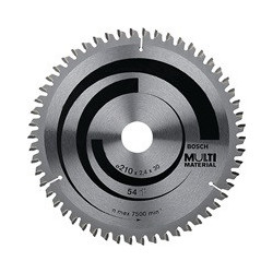 Lame pour scie circulaire Ext 210mm Z.54 HLTCG Larg coupe.24mm BOSCH