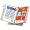 Support de table PVC blanc 10 panneaux d'affichage Support métal laqué A4 TARIFOLD