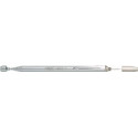 Elévateur magnétique télescopique 4850-1 Longueur totale 670 mm Tête magnétique d. 6 mm Capacité de charge 0,55 kg avec aiguille de buse HAZET