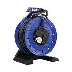 Enrouleur 40m H07RN-F 3x2,5 mm² 4 Prises de contact de mise à la terre en plastique IP44 HEDI