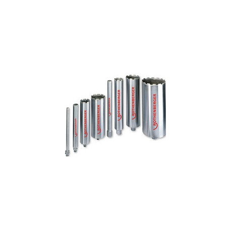 Couronne trépan High Speed Plus pierre naturelle D.8,3mm L.110mm G 1/2 pouce ROTHENBERGER