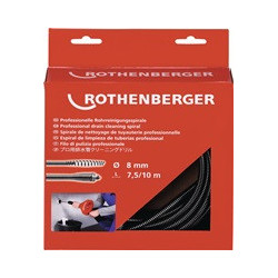 Outil de nettoyage tuyau longueur 7,5 m arbre D. 8 mm ROTHENBERGER