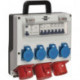 Distributeur mural en plastique CEE-32 A, 5 pôles 1xCEE 16 A, 1xCEE 32A, 4x230V BRENNENSTUHL