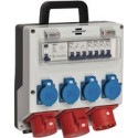 Distributeur mural en plastique CEE-32 A, 5 pôles 1xCEE 16 A, 1xCEE 32A, 4x230V BRENNENSTUHL