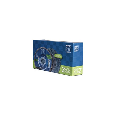 Boite 10 unités - Disque à lamelles POLIFAN Z BOX D.125mm K.Z-40 kon.INOX ZK PFERD