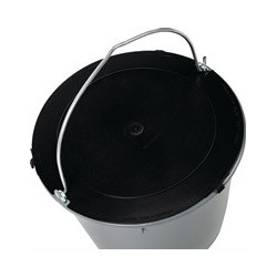 Couvercle noir à l'intérieur-D. 310 mm plastique recyclé JOPA (Par 10)