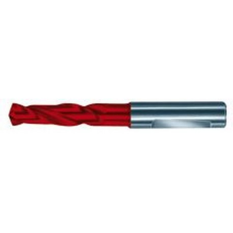Foret hélicoïdal en carbure monobloc, SuperLine 3 x D, type RT 100 U, DIN 6537, queue (DIN) cylindrique, 6535-HE, surface FIRE, Ø m7 : 9,60 mm