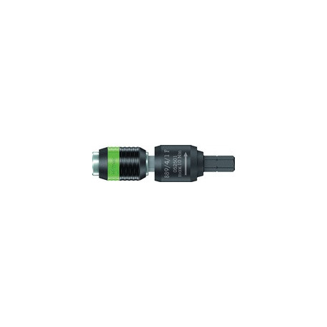Porte-embouts 889/4/1 F Rapidaptor 1/4 pouces C 6,3+E 6,3 L.64mm WERA