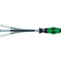 Tournevis porte embouts 393 S 1/4 pouce avec aimant et circlip -L.173,5mm Kl.flex.3K-Poignée WERA