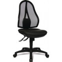 Chaise de bureau pivotante avec mécanisme synchrone ponctuel anthracite 430-550 m