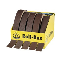Porte-rouleau économique ROLL-BOX pour 5 rouleaux de 50 mm de largeur KLINGSPOR