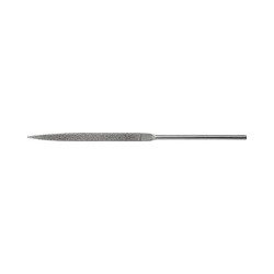 Lime aiguille diamantée 140 mm 52 x 17 mm forme plate D 126