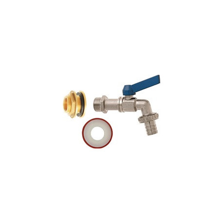 Kit de connexion vanne, laiton, 1/2 pouce dimension nominale mm 13 filetage extérieur 3/4 pouce dimension nominale 1/2 pouce GEKA