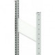 Châssis de support H2000xP400mm argent, META galvanisé