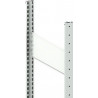 Châssis de support H2000xP400mm argent, META galvanisé