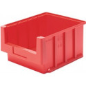 Boîte pour étagère VKB L300xB230xH150mm rouge PP LA-KA-PE (Par 10)