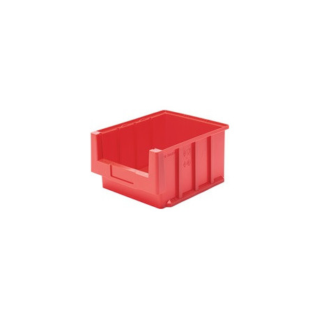 Boîte pour étagère VKB L400xB230xH150mm rouge PP LA-KA-PE (Par 12)