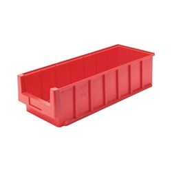 Boîte pour étagère VKB L600xB230xH150mm rouge PP LA-KA-PE (Par 5)
