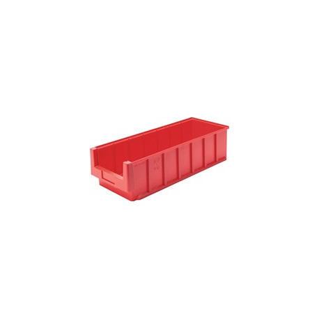 Boîte pour étagère VKB L600xB230xH150mm rouge PP LA-KA-PE (Par 5)