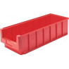 Boîte pour étagère VKB L600xB230xH150mm rouge PP LA-KA-PE (Par 5)