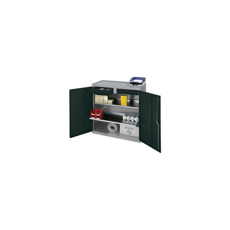Armoire d’outillage/Servante de machine H1000xl1000xP500 mm 2 tiroirs, 2 tablettes lichtgrau/anthrazitgrau STUMPF