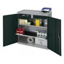 Armoire d’outillage/Servante de machine H1000xl1000xP500 mm 2 tiroirs, 2 tablettes lichtgrau/anthrazitgrau STUMPF