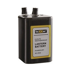 Batterie 3600 6 V 7 Ah IEC 4R25 TEXXOR