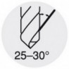 Foret hélicoïdal avec cône morse, en acier à coupe rapide, type N, DIN 345, laminé, surface sans revêtement, Ø h8 : 46,00 mm, Long. totale 364 mm