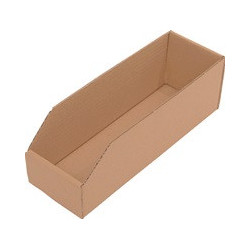 Boîte pour étagère L300xB100xH100mm carton ondulé brun 1 (Par 50)