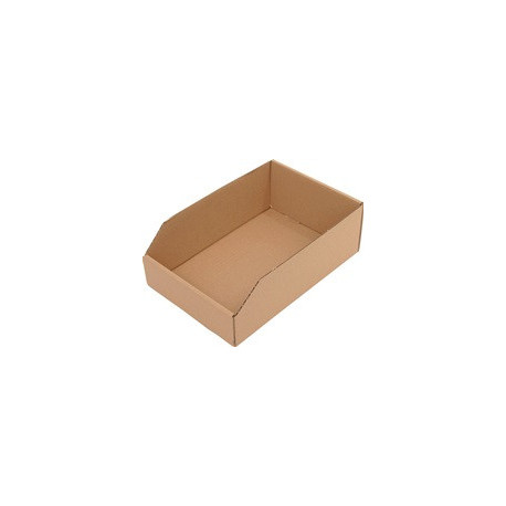 Boîte pour étagère L300xB200xH100mm carton ondulé brun 1 (Par 50)
