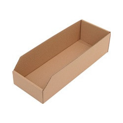 Boîte pour étagère L400xB150xH100mm carton ondulé brun 1 (Par 50)