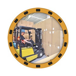 Miroir de sécurité/circulation H710xB710mm D.600mm Acryl ca110 degrés -Blickwinkel 15m