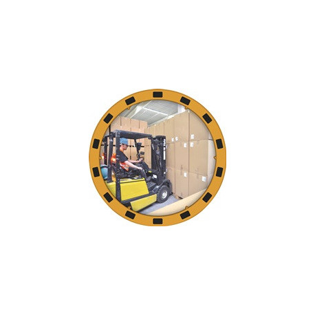 Miroir de sécurité/circulation H710xB710mm D.600mm Acryl ca110 degrés -Blickwinkel 15m