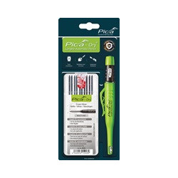 Crayon de chantier Pica-Dry+Set mines Couleur graphit +Set mines 4000 871 853 PICA