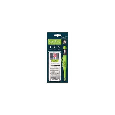 Crayon de chantier Pica-Dry+Set mines Couleur graphit +Set mines 4000 871 853 PICA