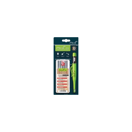 Crayon de chantier Pica-Dry+Set mines Couleur graphit +Set mines 4000 871 360 PICA