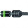 Porte-embouts 889/4/1 F Rapidaptor 1/4 pouces C 6,3+E 6,3 L.64mm WERA