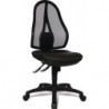 Chaise de bureau pivotante avec mécanisme synchrone ponctuel anthracite 430-550 m